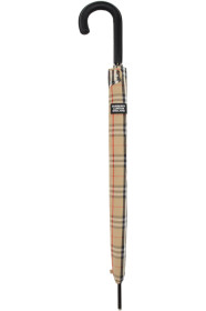 Burberry - Beige Check Walking Umbrella