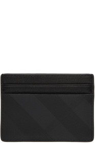 Burberry - Grey London Check Sandon Card Holder