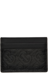 Burberry - Black Monogram Sandon Card Holder