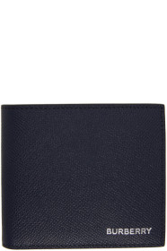 Burberry - Navy International Bifold Wallet