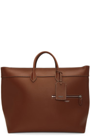 Burberry - ブラウン カーフスキン Sanford トート
