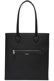 Burberry - Black Medium Grainy Leather Tote