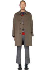 Burberry - Brown Cashmere Pimlico Coat