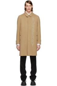 Burberry - Tan Single Breasted Coat