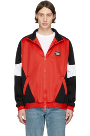 Burberry - SSENSE Exclusive Red Astala Track Jacket