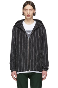 Burberry - Black Logo Stripe Anorak Jacket
