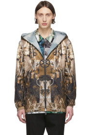 Burberry - Reversible Brown Submarine Print Anorak Jacket