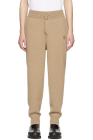 Burberry - SSENSE Exclusive Beige Cashmere Huntley Lounge Pants