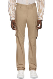 Burberry - Tan Classic Web Trousers