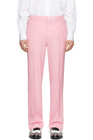 Burberry - Pink Wool Trousers