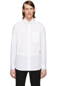 Burberry - SSENSE 独家发售白色牛津纺衬衫