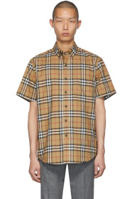 Burberry - ベージュ Jameson ショート スリーブ シャツ