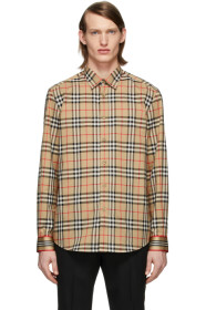 Burberry - 驼色 Vintage Check 衬衫
