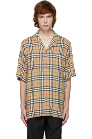 Burberry - ベージュ Raymond ショート スリーブ シャツ