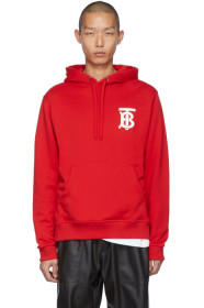 Burberry - 红色 Monogram Landon 连帽衫
