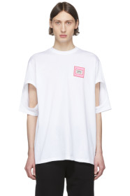Burberry - White Hole Detail T-Shirt