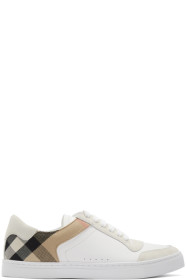 Burberry - Baskets blanches New Reeth