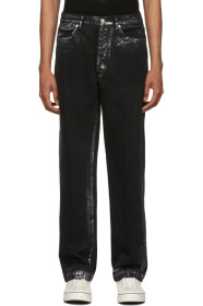 Tanaka - Black & Silver Dad Jeans