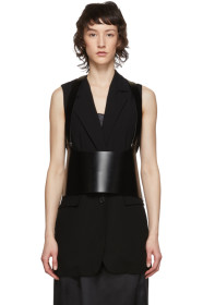 Ann Demeulemeester - 黑色皮革束腰
