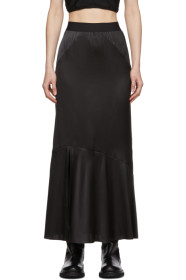 Ann Demeulemeester - Jupe noire Bias