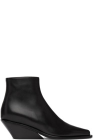 Ann Demeulemeester - 黑色楔形跟踝靴