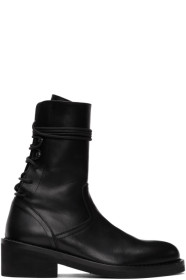 Ann Demeulemeester - Black Back Lace Boots