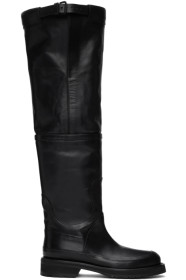 Ann Demeulemeester - Black Belt Boots