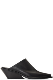 Ann Demeulemeester - Mules compensées noires