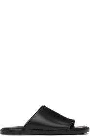 Ann Demeulemeester - Black Open Toe Flat Sandals