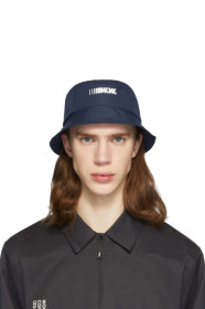 Wood Wood - Navy Logo Bucket Hat