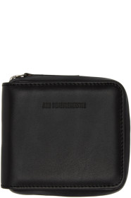 Ann Demeulemeester - Portefeuille à glissière noir Bozen