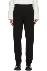 Ann Demeulemeester - Black Patch Pocket Trousers