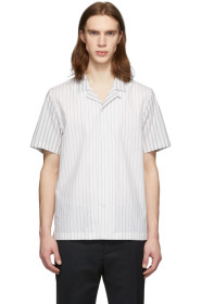 Wood Wood - Off-White Striped Brandon Short Sleeve Shirt