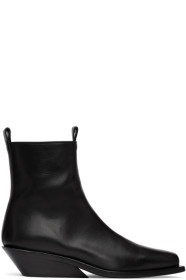 Ann Demeulemeester - Bottes noires Crust