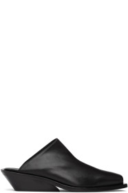 Ann Demeulemeester - Black Crust Loafers