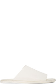 Ann Demeulemeester - White Slip-On Sandals