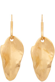 Marni - Gold Leaf Earrings