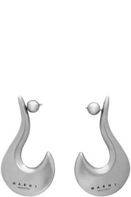 Marni - Silver Hook Earrings