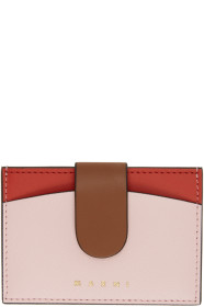 Marni - Pink & Red Law Card Holder