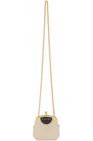Marni - Blue & Off-White Clasp Pouch