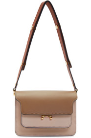 Marni - Brown & Pink Mini Trunk Bag