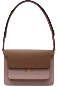 Marni - Pink & Brown Medium Trunk Bag