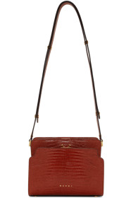 Marni - Red Snake Trunk Reverse Bag