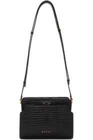 Marni - Black Snake Trunk Reverse Bag