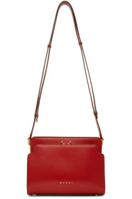 Marni - Sac à bandoulière rouge Trunk Reverse