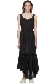 Marni - Black Ruffled Long Dress