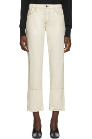 Marni - Off-White Denim Crop Jeans