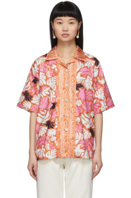 Marni - Orange Retro Leaves Shirt