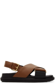 Marni - Brown Fussbett Sandals