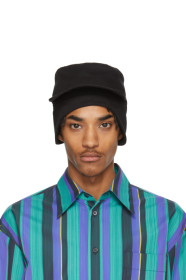 Marni - Casquette en gabardine noire Workwear